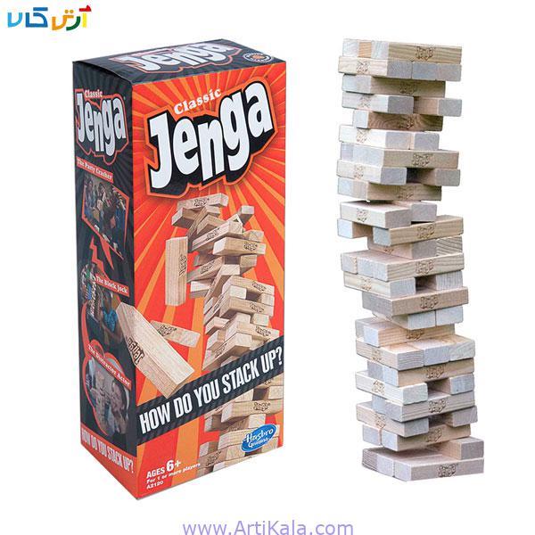 بازی فکری هاسبرو مدل Classic Jenga Hasbro Classic Jenga Intellectual Game